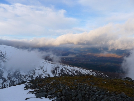 Scozia - Coire an Lochain, Aonach Mòr, Lochaber: avvicinamento al  Coire an Lochain
