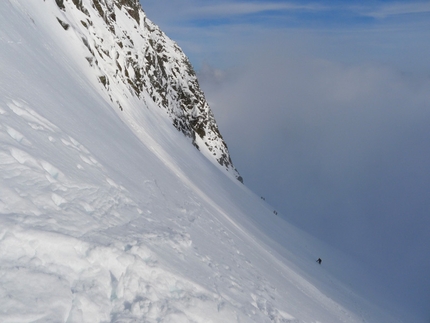 Scozia - Coire an Lochain, Aonach Mòr, Lochaber: avvicinamento al  Coire an Lochain