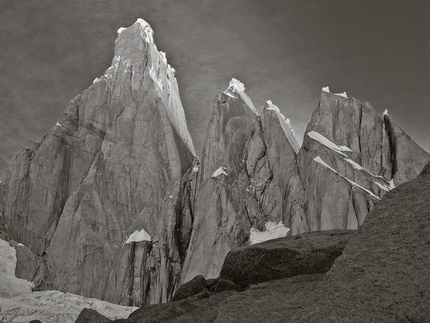 Patagonia - Hansjörg Auer - Torre Egger after a 20 hour storm