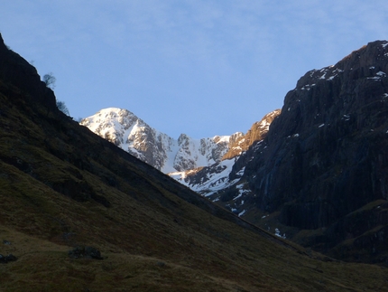 Scozia - Stob Coire nan Lochan, Glen Coe. Avvicinamento allo Stob Coire nan Lochan
