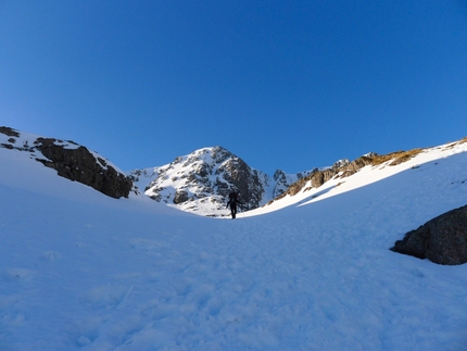 Scozia - Stob Coire nan Lochan, Glen Coe. Avvicinamento allo Stob Coire nan Lochan