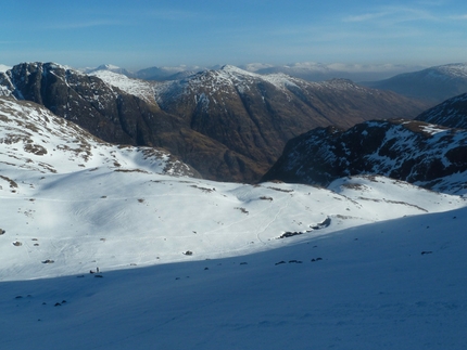 Scozia - Stob Coire nan Lochan, Glen Coe. Avvicinamento allo Stob Coire nan Lochan