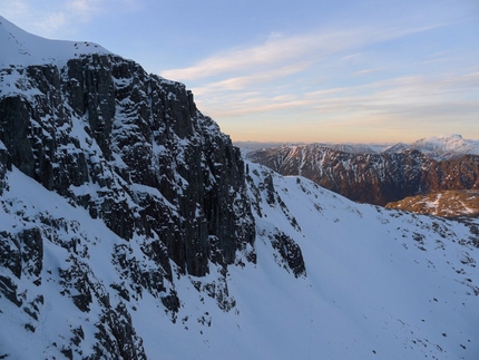Scozia - Stob Coire nan Lochan, Glen Coe. Central Buttress e North Buttress