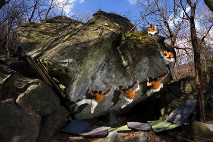 Varazze bouldering with Christian Core