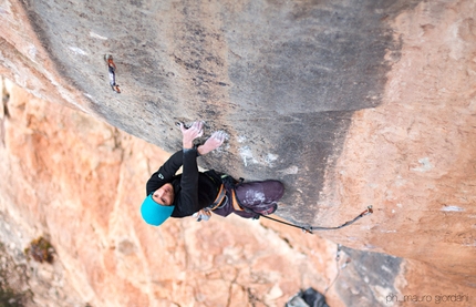 No Siesta Spain Trip - Gabriele Moroni climbing at Siurana, Spain