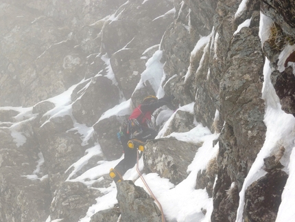 Scozia - Glen Coe, Coire Gabhail: Marcello Sanguineti su Moonlighting