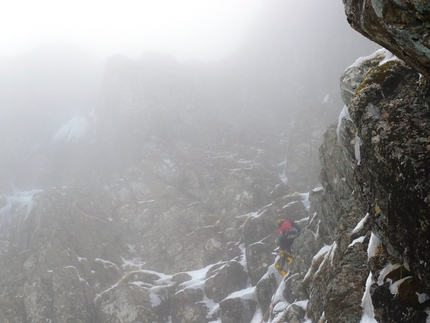 Scozia - Glen Coe, Coire Gabhail: Marcello Sanguineti su Moonlighting