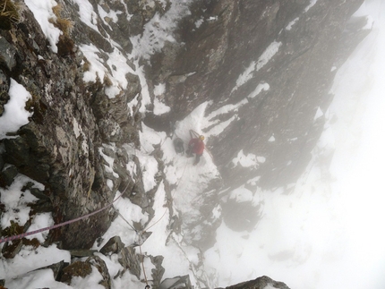 Scozia - Glen Coe, Coire Gabhail: su Moonlighting