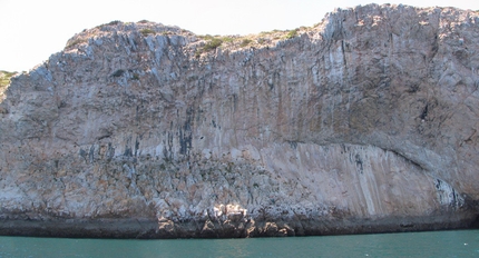 Sagres, Portugal - The sea cliff Corgas at Sagres in Portugal.