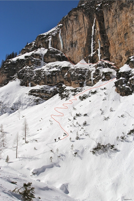 Pinocchio, new mixed climb in Val Travenanzes