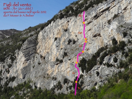 Moser and Beber add new rock climb to Santa Massenza