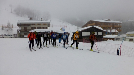 Corso Aspirante Guida Alpina 2013 – 2014 del Polo Interregionale - In Dolomiti durante il primo corso aspiranti guida alpina 2013 - 2014 del Polo Interregionale.