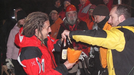 Ice on the Night in Val Varaita - Fasi della premiazione
