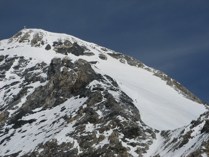 Gran Zebrù - Scialpinisti in salita al Gran Zebrù