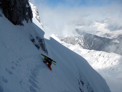 Monte Forato - On the traverse