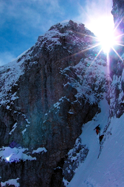 Monte Forato - Andrea Fusari on the section called Pecorelle Alte