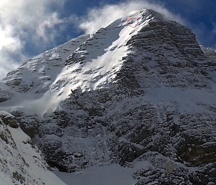 Monte Forato - Marco Milanese, Enrico Mosetti and Andrea Fusari on the face