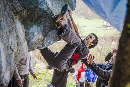 Melloblocco 2013 - Christian Aristizabal Serna sending Maschio Dominante