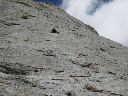 Mastro Lindo and Linea d'ombra, Gran Vernel, Marmolada Dolomites