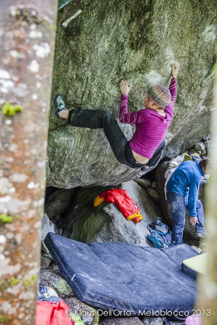 Anna Borella - Melloblocco 2013 - Anna Borella su climb for life