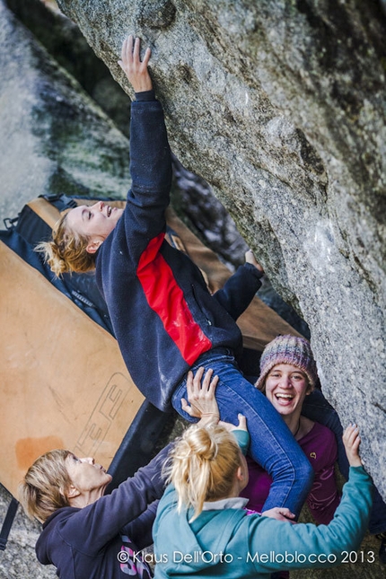 Anna Borella - Melloblocco 2013 - Beatrice Carpani, Anna Borella, Alice Colonna, Nicoletta Costi: Melloblocco fun and games