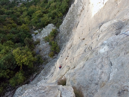 Via Del Risveglio, Parete Rossa di Catteissard, Val di Susa - Lunghezze da favola