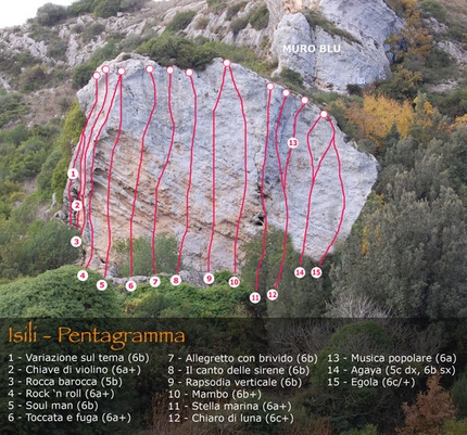 Isili, Sardegna - Pentagramma, Isili, Sardegna