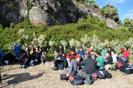 Cornus Bloc Fest 2013 - Primo raduno di arrampicata bouldering Cornus Bloc Fest, a Santa Caterina di Pittinuri (Oristano) in Sardegna