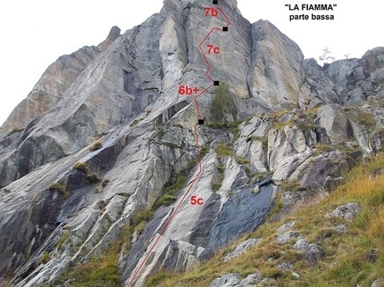 La Fiamma, Pinnacolo di Maslana - La Fiamma, Pinnacolo di Maslana