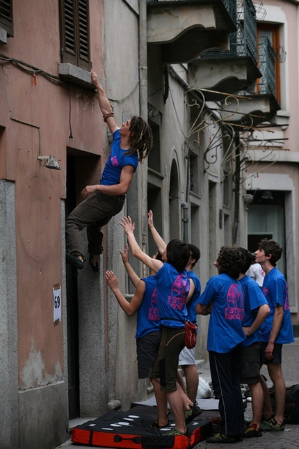 Omegna Street Boulder - Durante il precendete Omegna Street Boulder