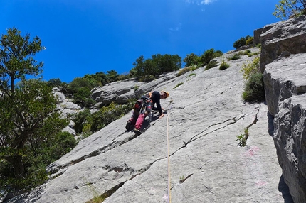 Los Compadres, Gole di Gorroppu, Sardinia - Los Compadres (325m, 5c+, Corrado Pibiri, Vincenzo Carcangiu 2013)