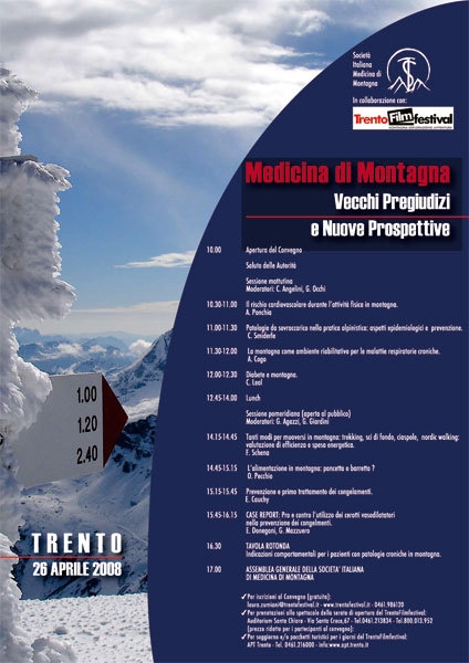 Al TrentoFilmfestival il Convegno Medicina di Montagna: vecchi pregiudizi nuove prospettive