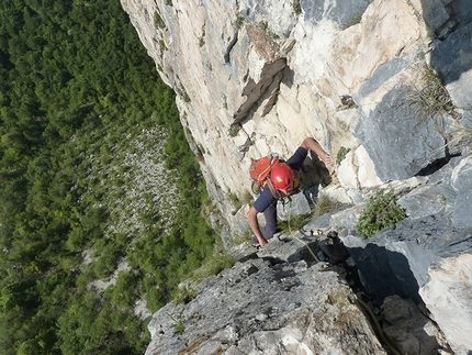 Piccole Dolomiti - Spigolo “Boschetti-Zaltron” - Sojo D’Uderle - Una linea logica