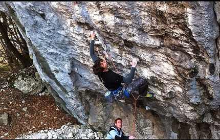 Silvio Reffo - Silvio Reffo in action at Nago, Arco