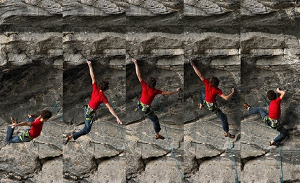 Adam Ondra - Adam Ondra on his route Change 9b+, Flatanger, Norway