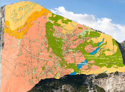 A granite map of El Capitan