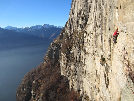 Brothers in Arms - Parete di Osogna (Ticino, Svizzera) - David Bacci su L5 di Brothers in Arms