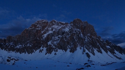 Argento Vivo - Piccola Civetta Parete Nord - In the light of the moon