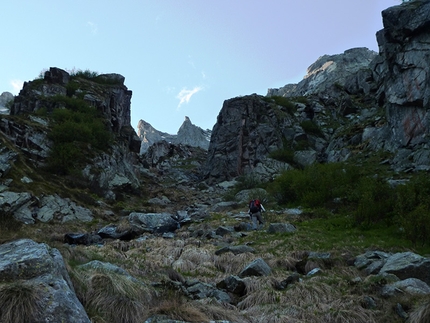 Venti Polari, Val Masino, Ivo Ferrari - Avvicinamento alla Punta Moraschini