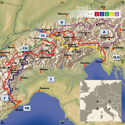Via Alpina: Tutte le Alpi a portata di click