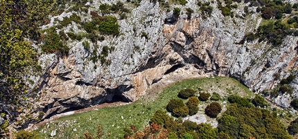 New crag at Anavra in Greece