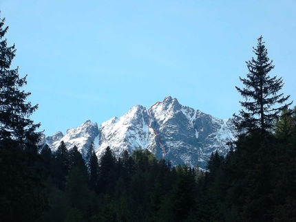 Cima Caldenave, probabile nuova salita per Paolo Michielini e Alessia Savio alle Cime di Rava