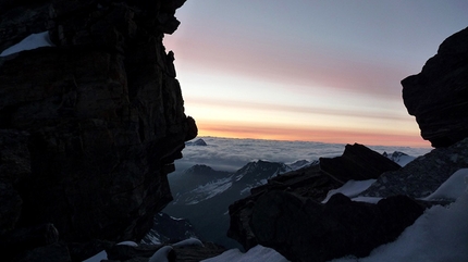 Traversata Integrale Gran Paradiso - Il cielo cambia colore continuamente