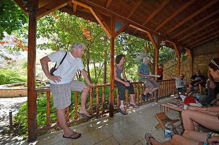 Kemaliye International Outdoor Sport Festival - Briefing to explain the rules and risks of the base jumping competiton.