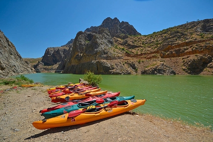 Kemaliye International Outdoor Sport Festival - The Kayak landing place