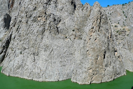 Kemaliye International Outdoor Sport Festival - Virgin rock faces above the river Euphrates.