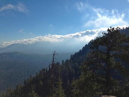 The Needles, California - Behind the hill, the campground gets its own clima.