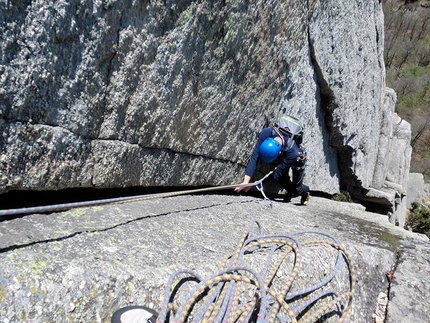 La scalatrice del pomeriggio - Via Gervasutti alla Rocca Sbarua