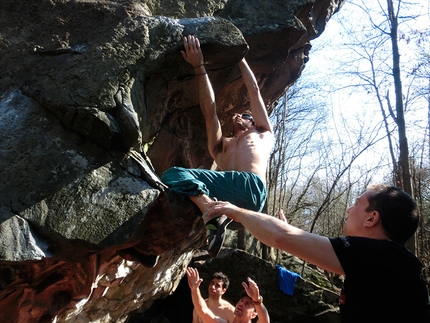 La scalatrice del pomeriggio - Boulder