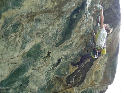 Valmalenco - Zoia Bassa, Valmalenco: Claudia Ghisolfi su Potenza Orizzontale 7c